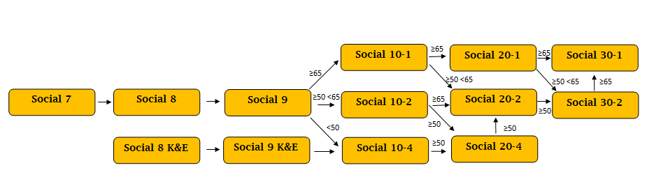 Social Pathway flowchart